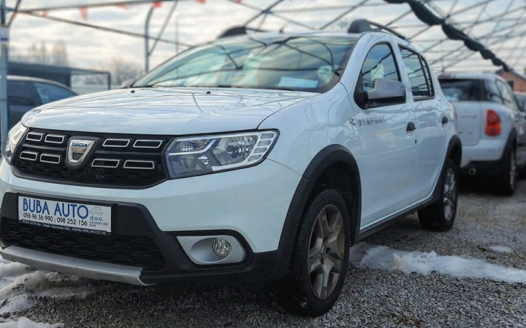 Dacia Sandero Stepway TCe 90 leasing 3 god s 10% učešća rata 235 eur